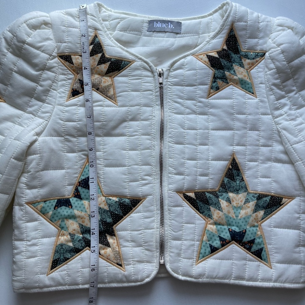 Blue b Women's Star Embroidered Quilted Jacket - Picture 7 of 11